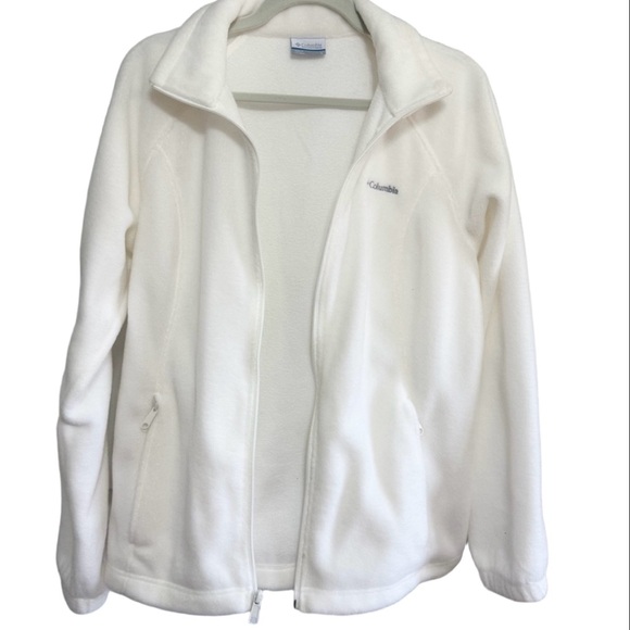 Columbia Women's Snow White Fleece Jacket Size Large - Picture 3 of 5